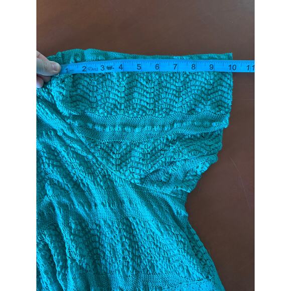 Rabbit Rabbit Rabbit Short Sleeve Lace Fit Flare Dress 24W - Picture 5 of 10